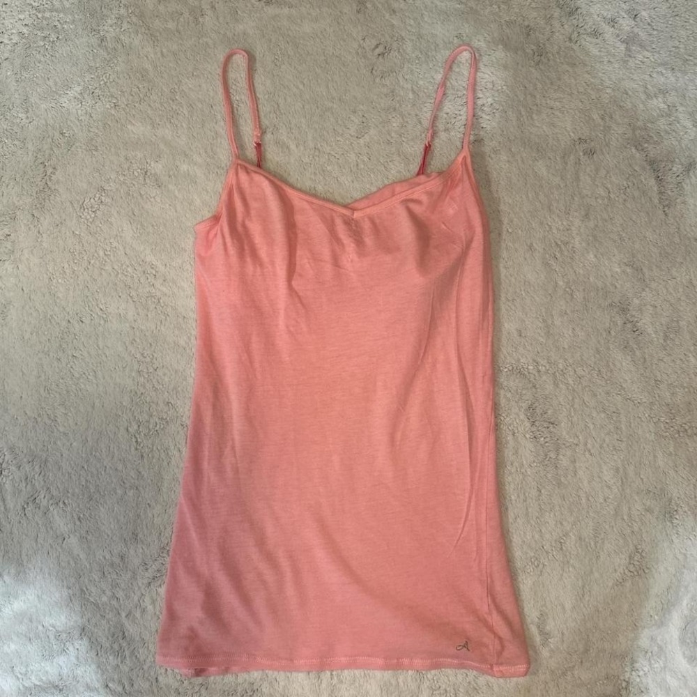Vintage Y2K Upcycled American Eagle Pink Bra Tank Top Adjustable Straps SMALL - Picture 3 of 8